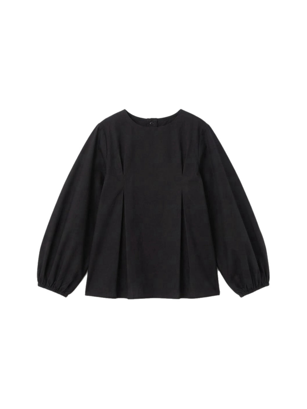 Haut bouffant en coton - Noir