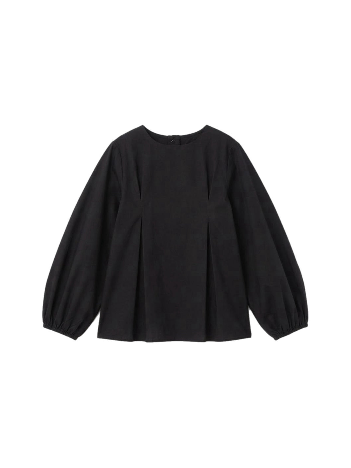 Haut bouffant en coton - Noir