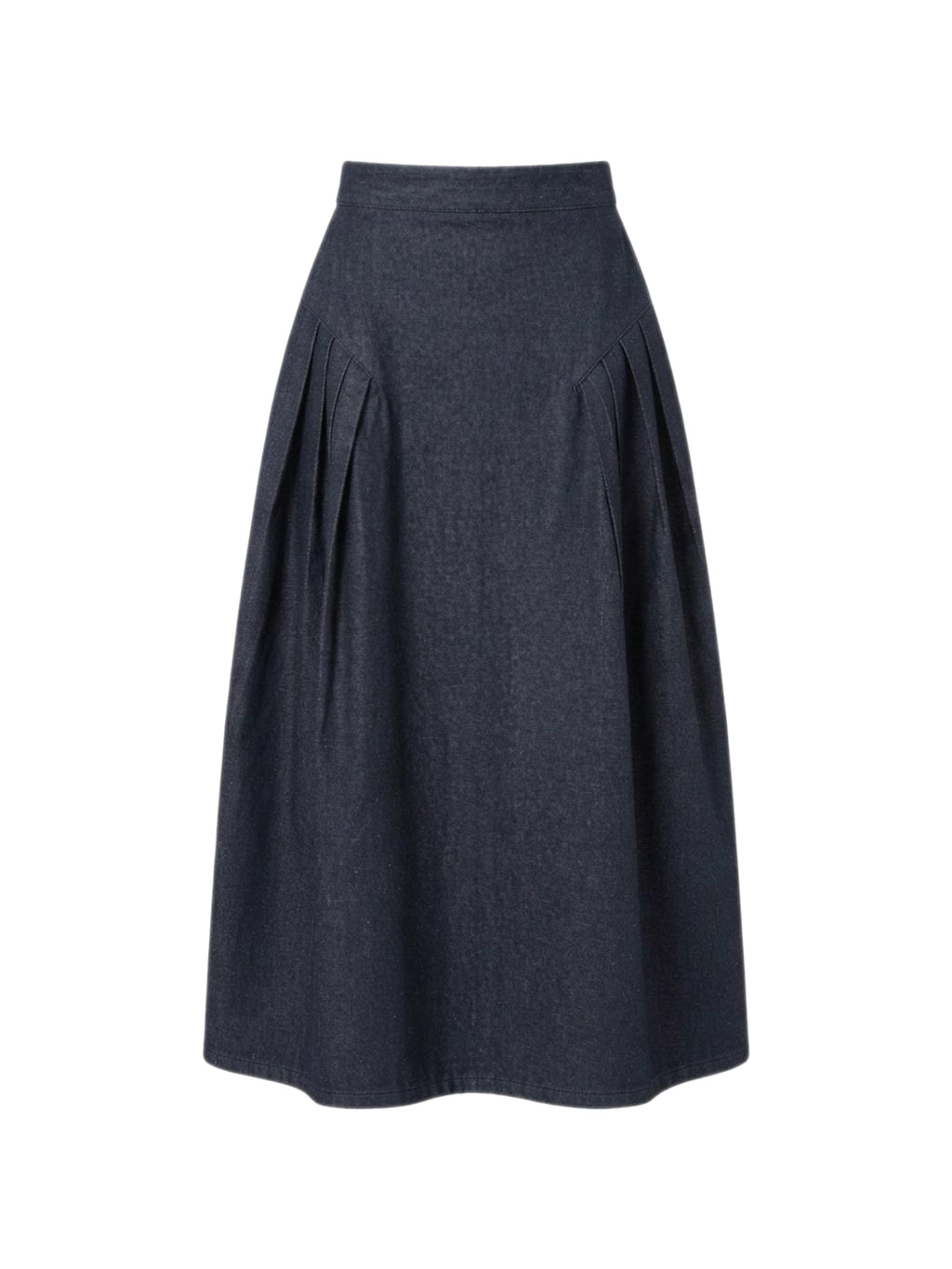 Jupe bouffante en denim - Bleu
