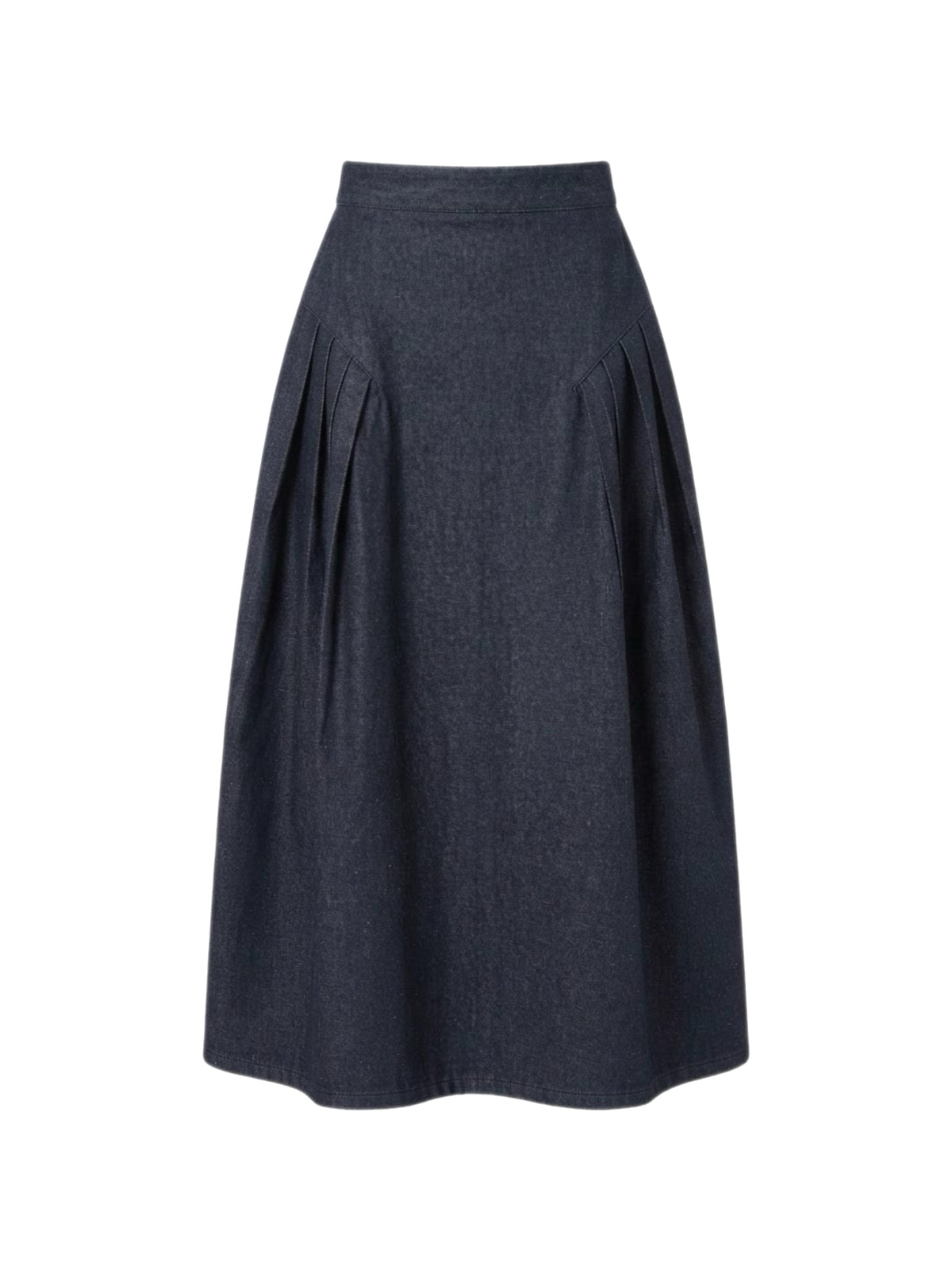 Jupe bouffante en denim - Bleu
