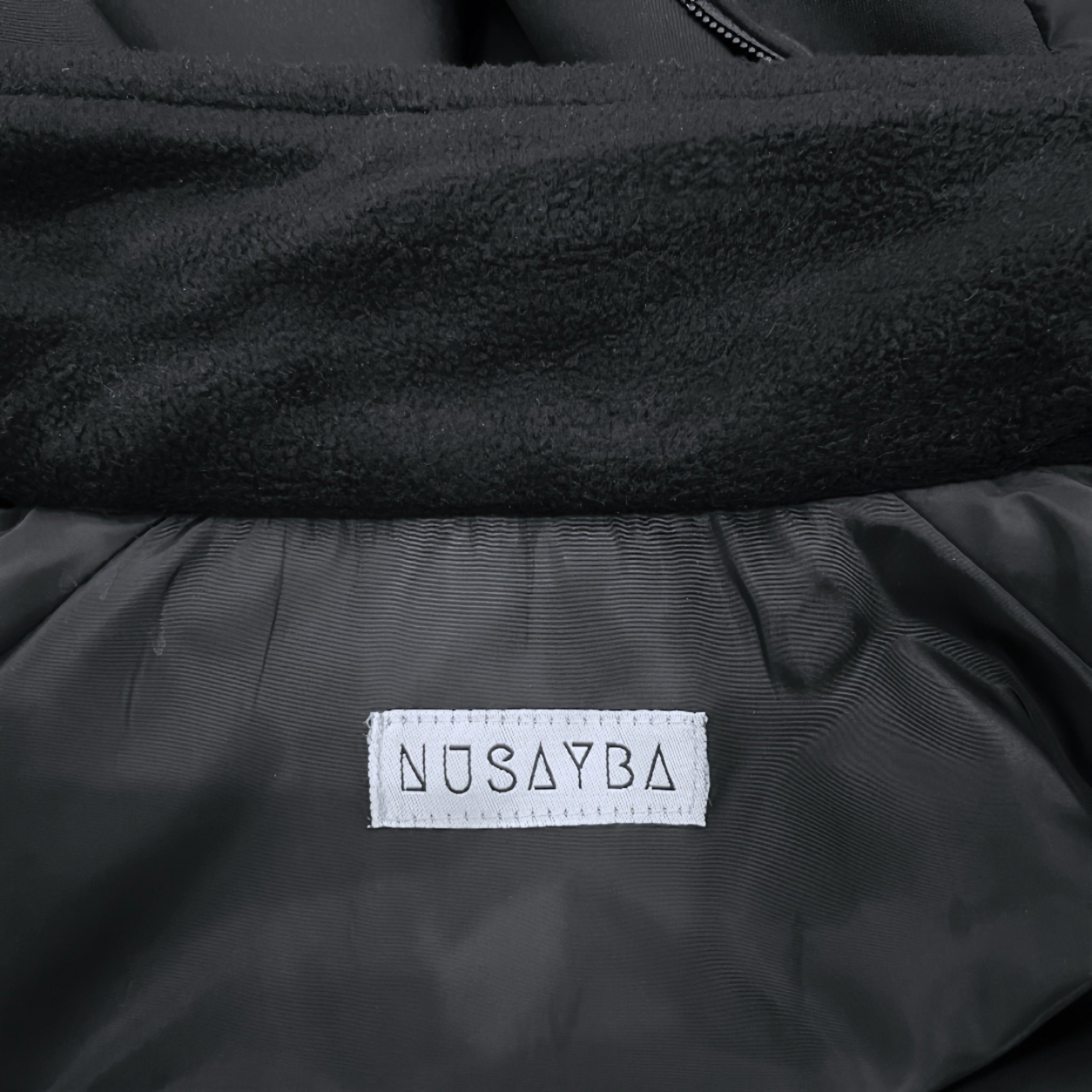 Veste déperlante à col montant - Noir