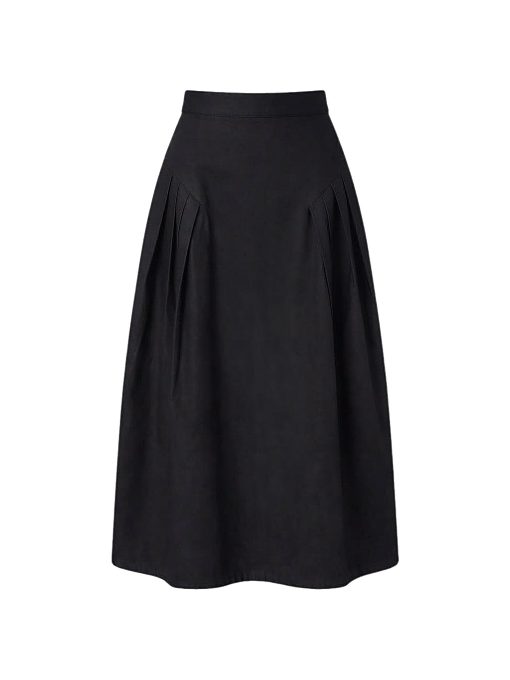 Jupe bouffante en coton - Noir