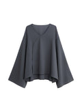 Haut asymétrique - Gris