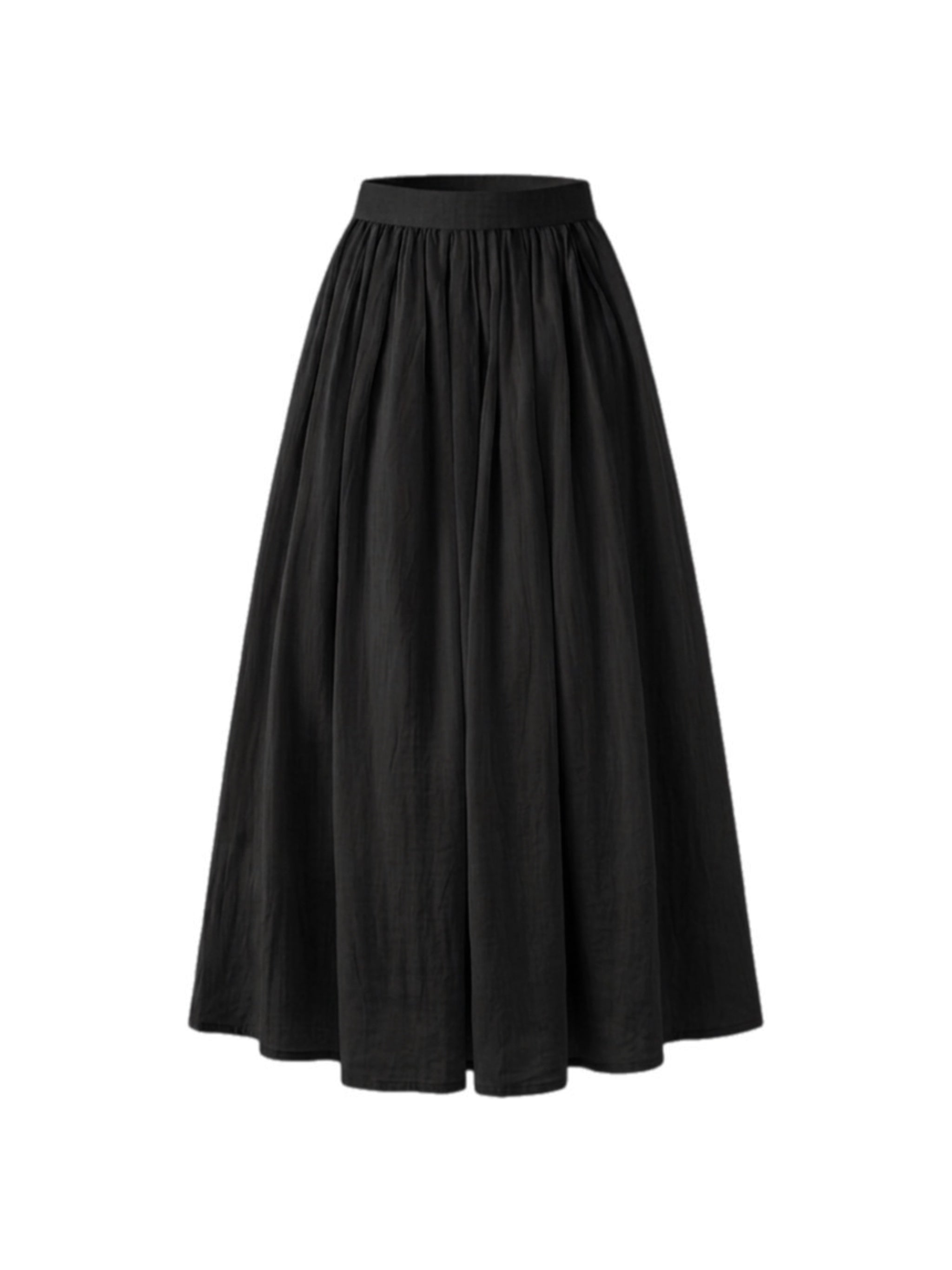 Jupe en lin - Noir