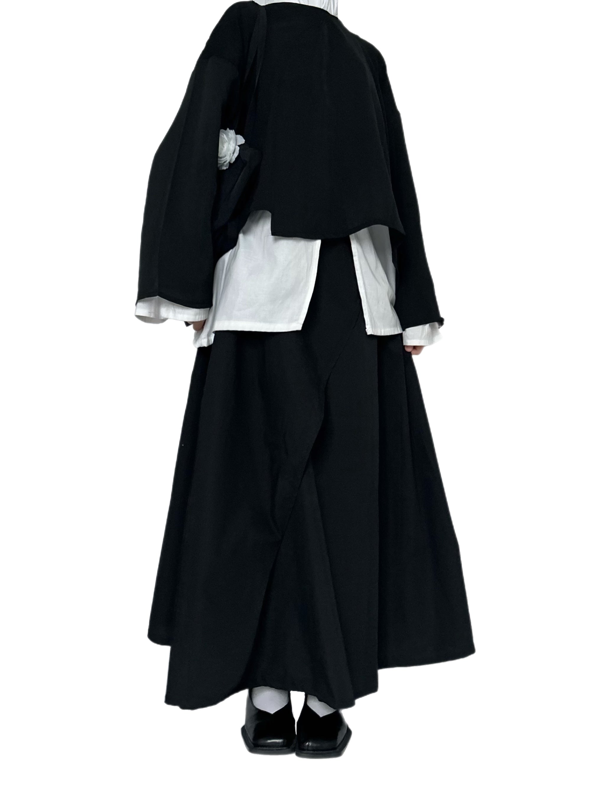 Haut léger asymétrique - Noir
