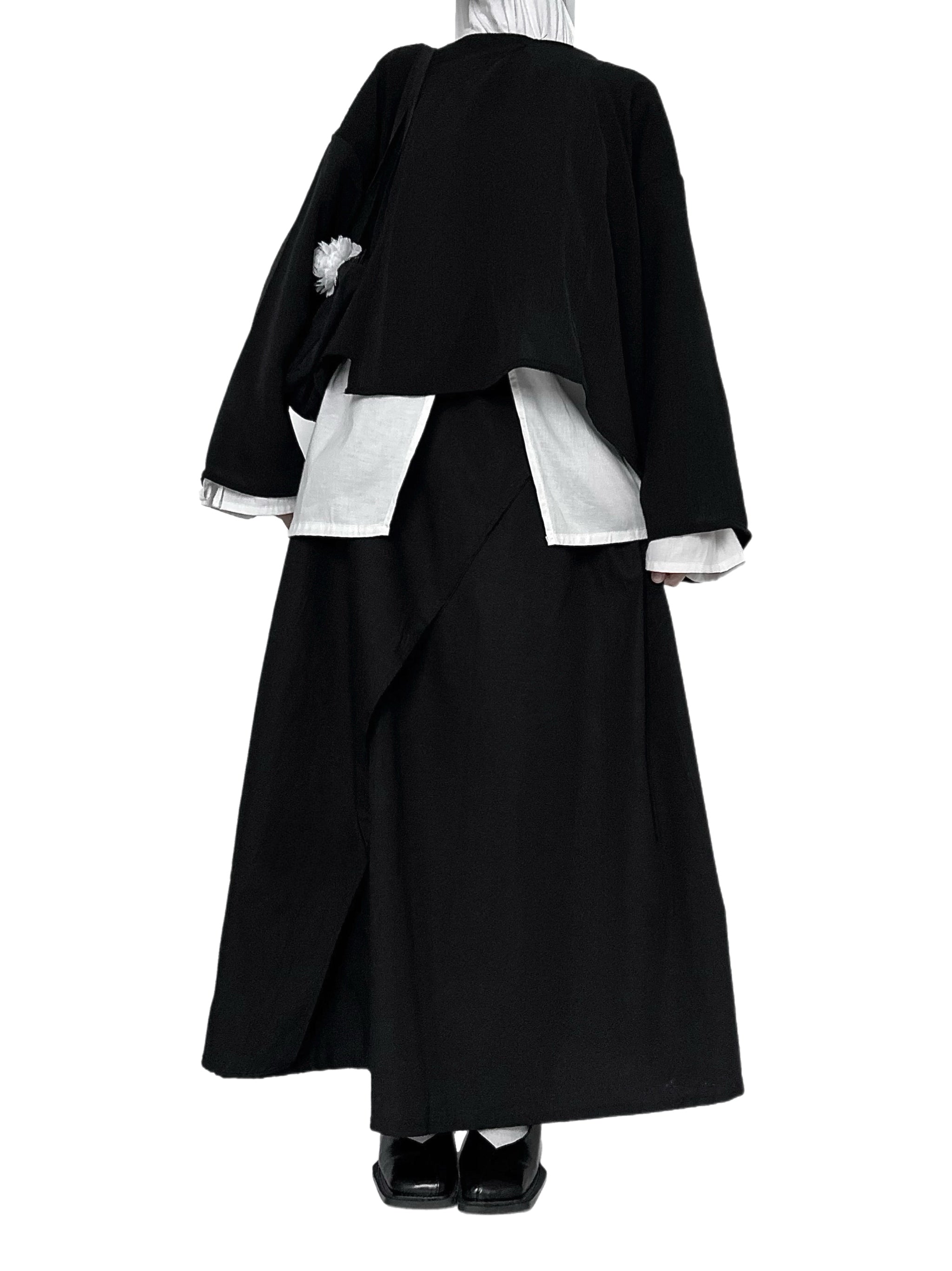Haut léger asymétrique - Noir