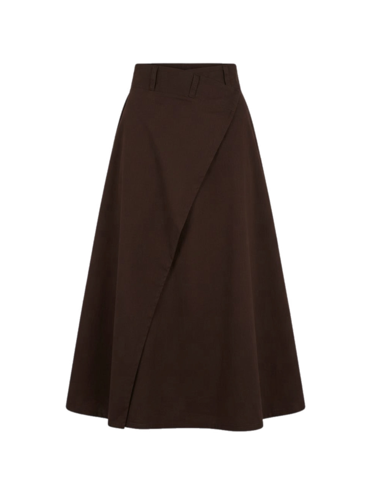 Jupe asymétrique - Marron