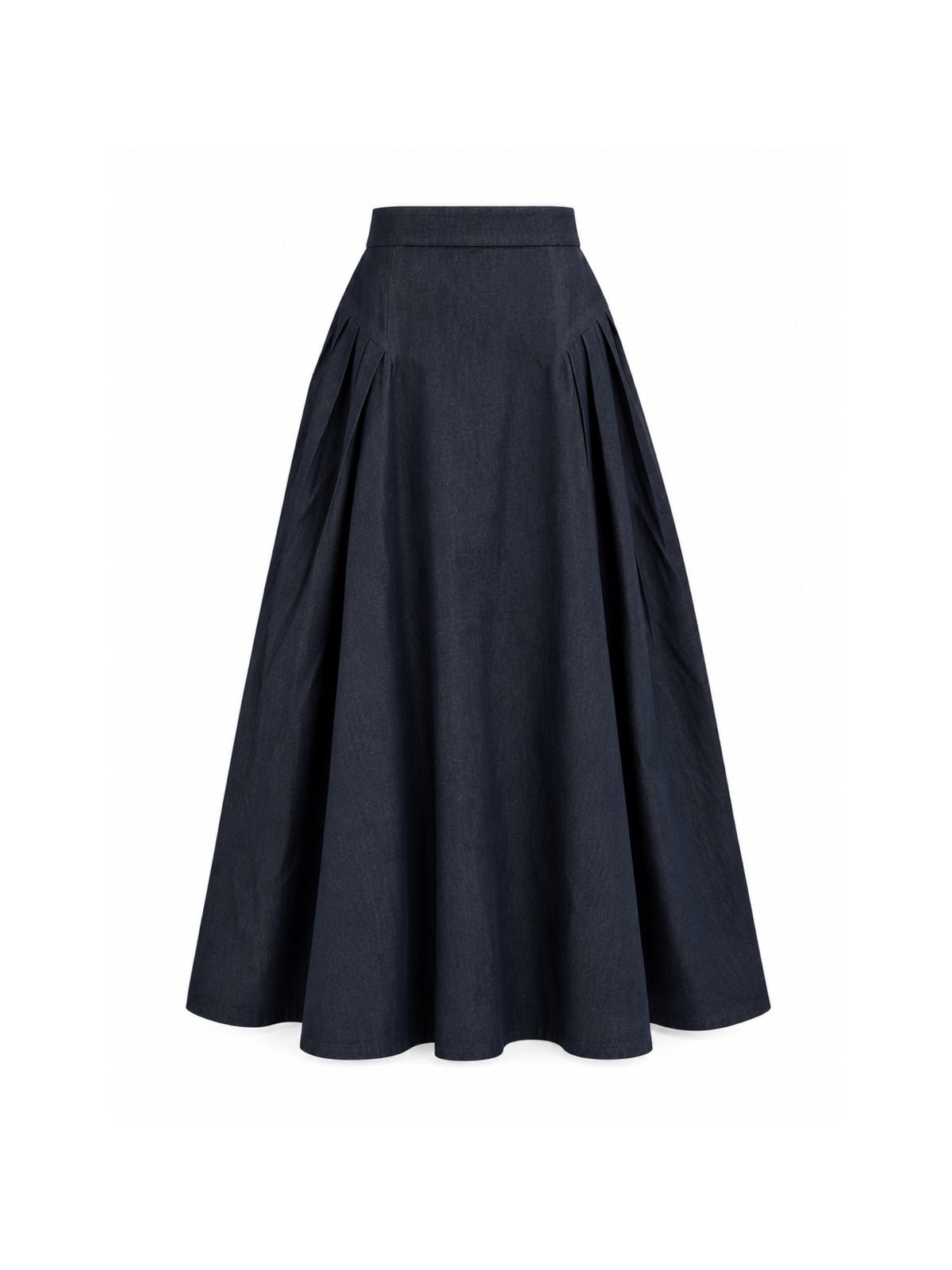 Jupe bouffante en denim - Bleu