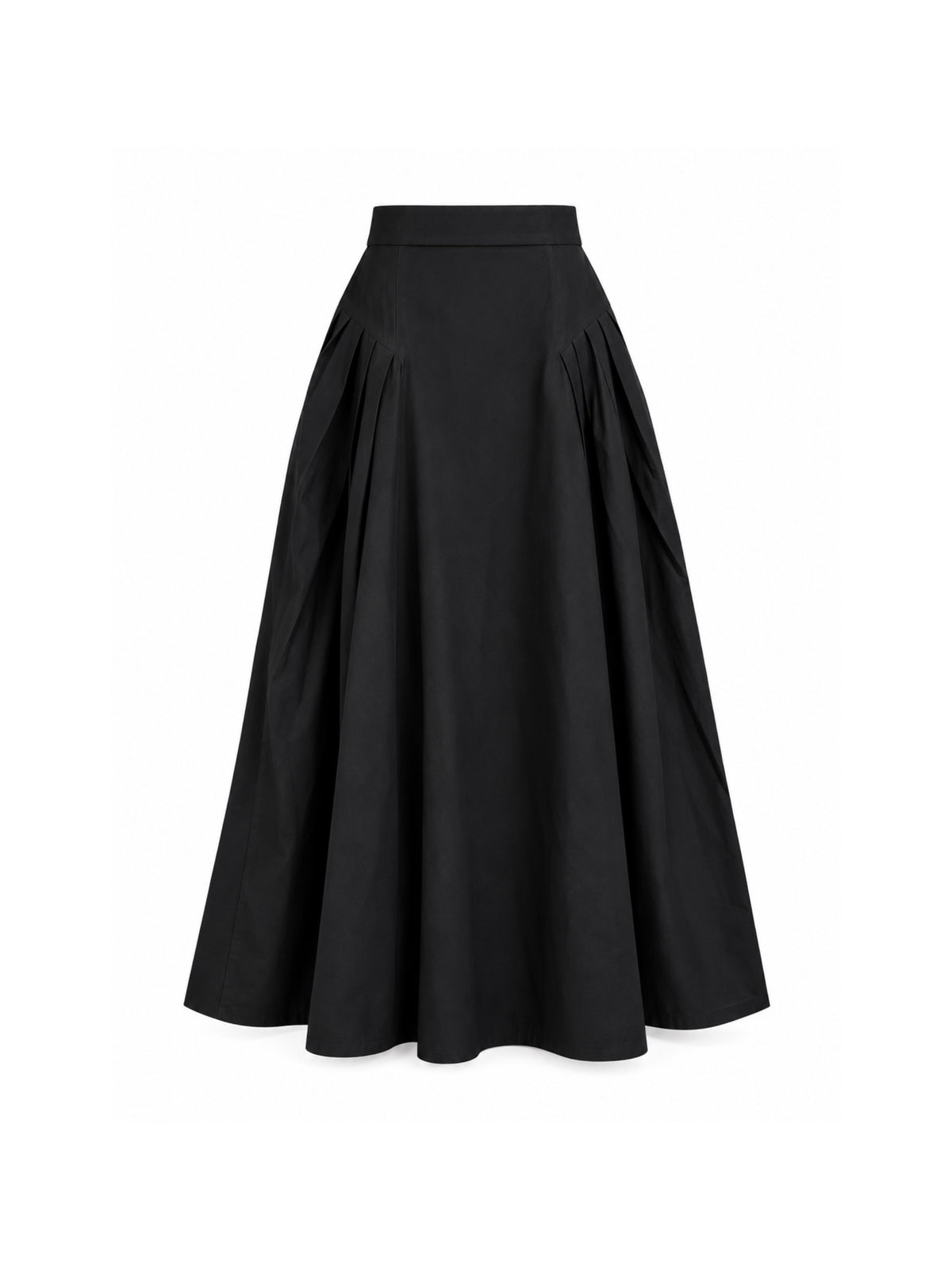 Jupe bouffante en coton - Noir