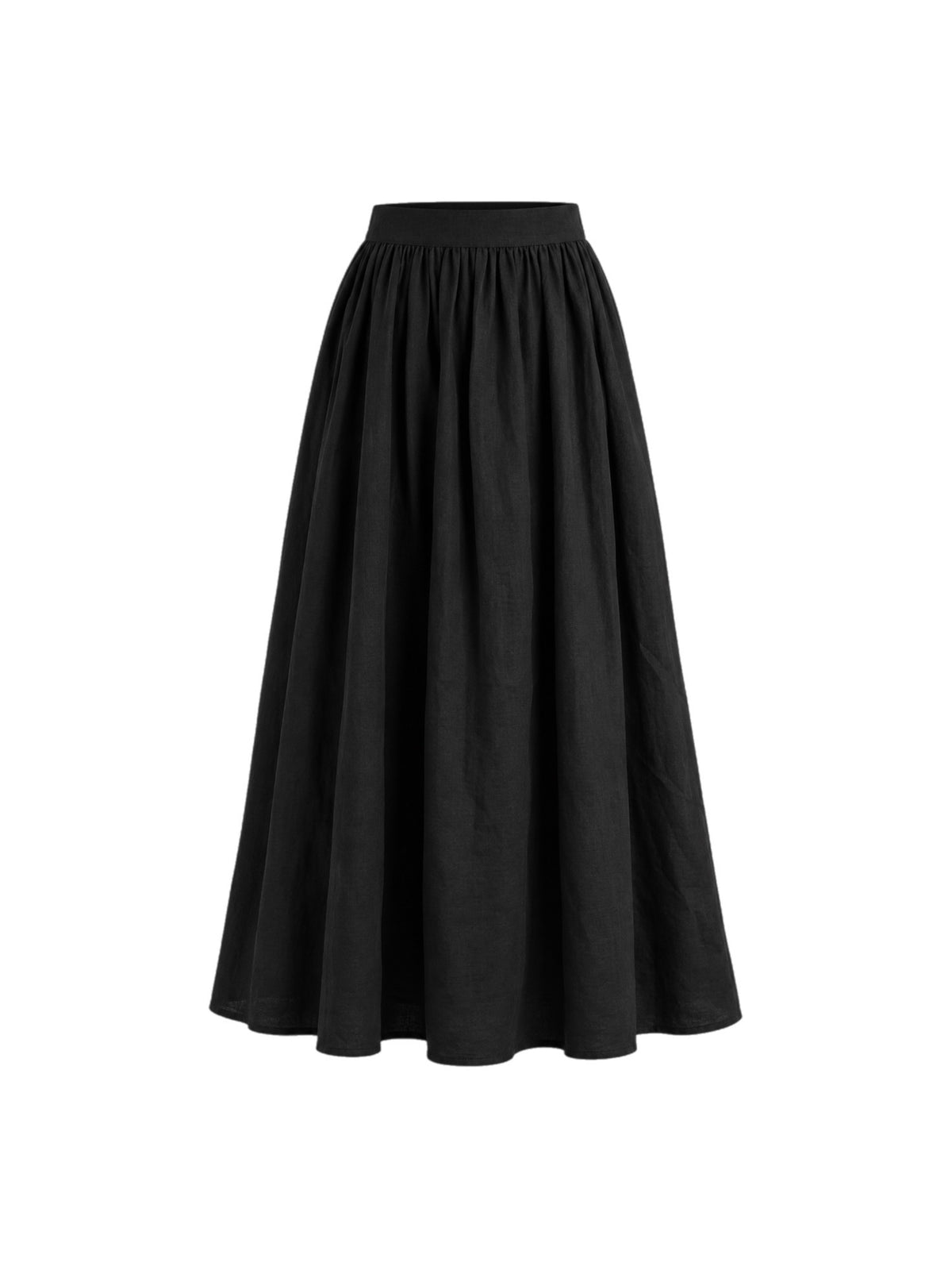 Jupe en lin - Noir