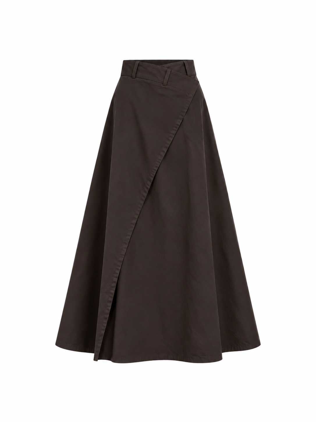 Jupe asymétrique - Marron